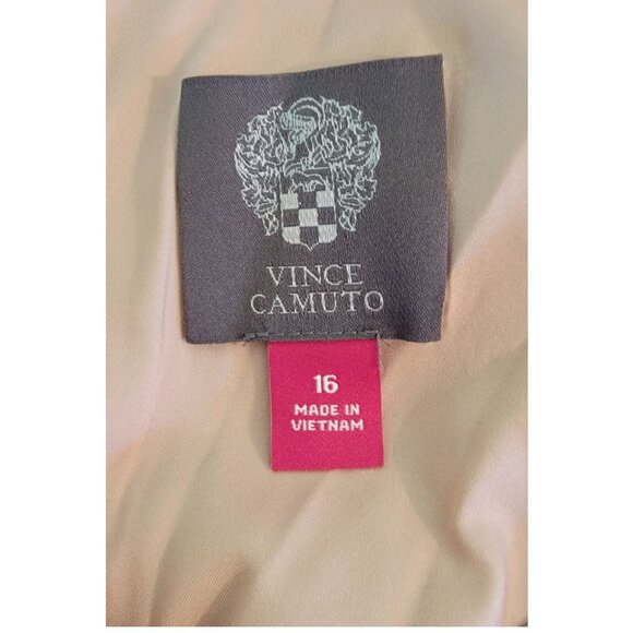 Vince Camuto Sequin Sleeveless Shift Dress, Rose Gold, Womens Size 16 - Picture 6 of 8